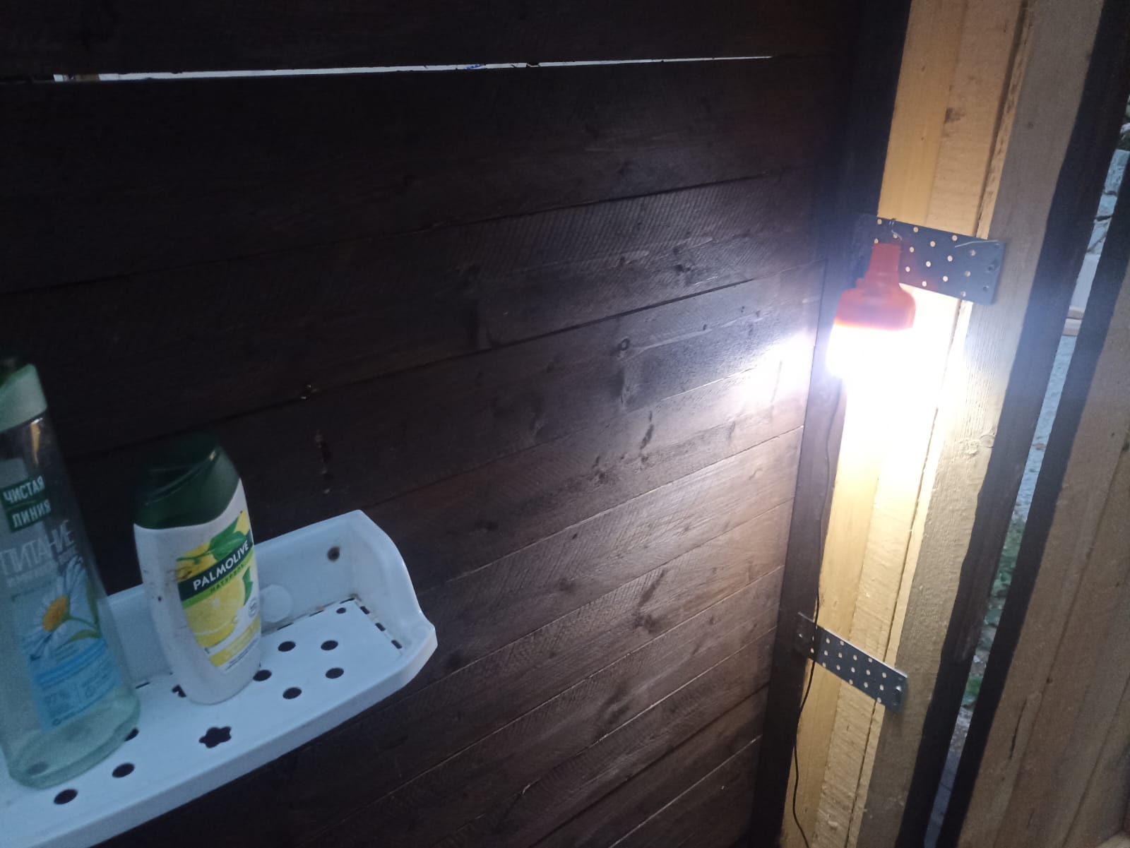 Солнечное освещение в душе